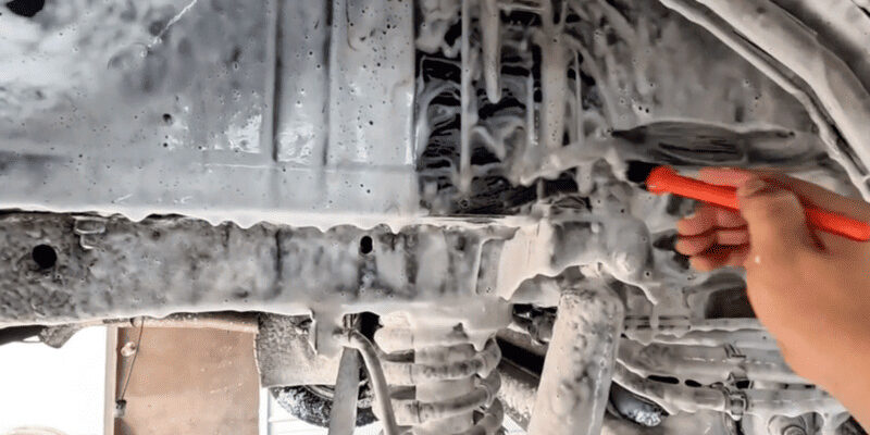Professional undercoating services in Bemidji at Lakewood Toppers & Trucks.